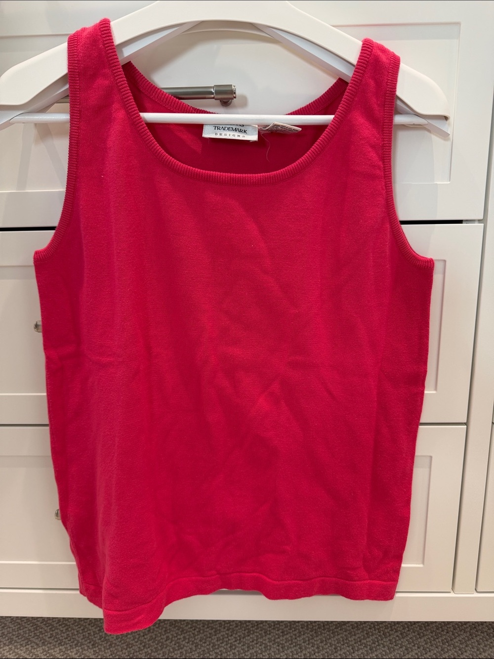 Ports Trademark Essentials Scoop Neck Tank in Red